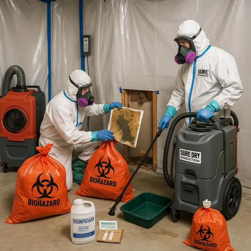 Contaminated Water Handling Protocols process in Mountain View, NC
